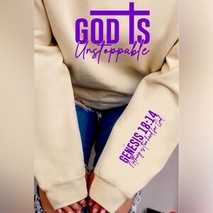 God Is Unstoppable sweatshirt crewneck